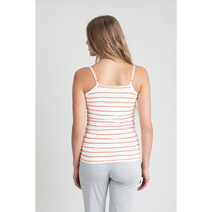 Débardeur de grossesse homewear à rayures 