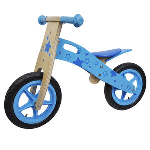 Draisienne en bois - Bleue 