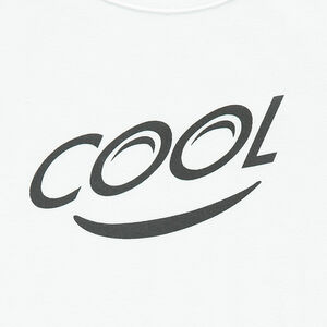 Débardeur uni avec message printé "Cool" 