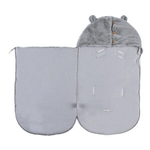 Nid d'ange fausse fourrure Mix & Match - Gris Clair 