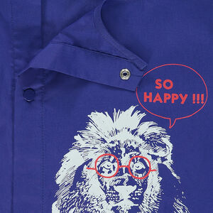 Tablier scolaire avec lion printé 