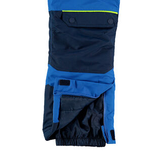Pantalon de ski imperméable bicolore avec bretelles amovibles 