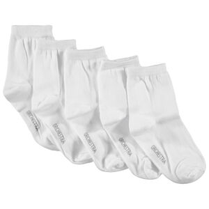Lot de 5 paires de chaussettes unies garçon 