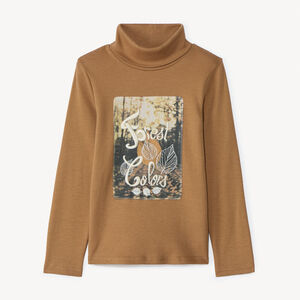 Sous-pull à col roulé et photoprint garçon 