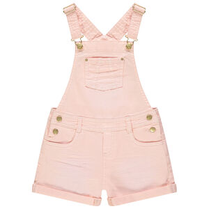 Salopette courte effet crinkle 