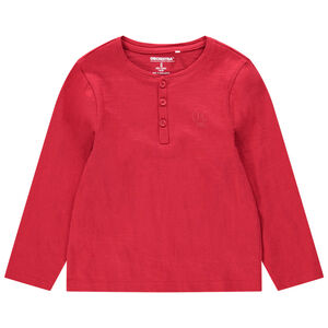 T-shirt manches longues en jersey avec logo brodé 