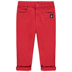 Pantalon rouge à empiècements Mickey Disney 