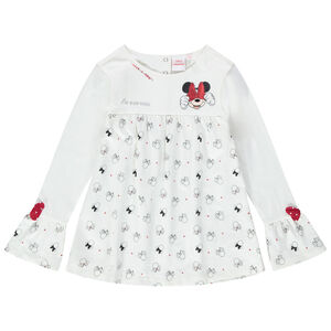 Tunique manches longues avec motifs Minnie Disney printés 