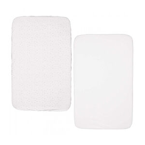 Lot de 2 draps housse Next2Me Stars 