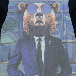 Junior - Tee-shirt manches longues print Ours 
