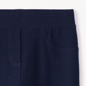 Jegging en molleton uni fille 