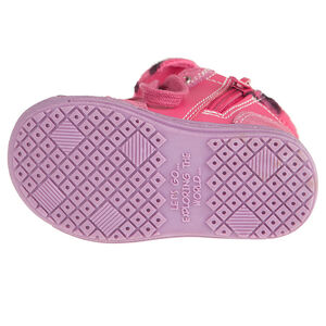 Bottillons en cuir à lacets avec revers zébré 