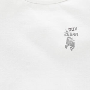 Lot de 2 tee-shirts assortis manches courtes print zèbre (maillots de corps) 