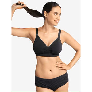 L - Soutien-gorge d'allaitement armatures Carri-gel sans coutures Noir 