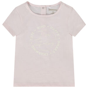 T-shirt manches courtes print fantaisie pour bébé fille 