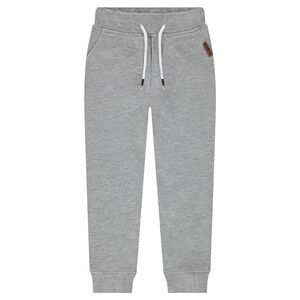 Pantalon de jogging en molleton uni 