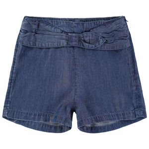 Short en Tencel à ceinture fantaisie 