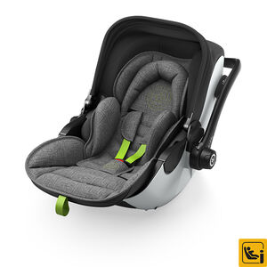 Siège coque avec base Evoluna i-size 2 groupe 0+ - Grey melange/super green 