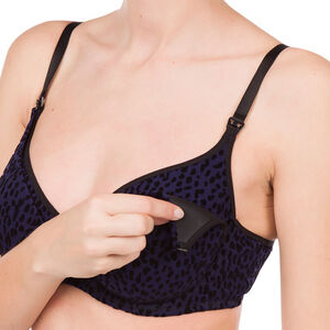 Soutien-gorge de grossesse et d'allaitement motif léopard 