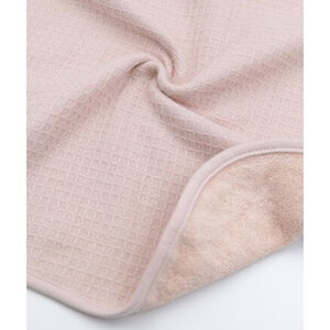 Poncho de bain éponge gaufré -  Vintage Pink - 0/2 ans 
