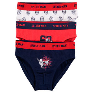 Lot de 3 slips en coton avec prints Marvel Spiderman 