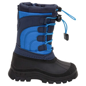 Après-ski chauds avec coque caoutchouc et cordons de serrage 