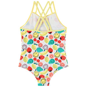 Maillot de bain 1 pièce imprimé Smiley all-over 