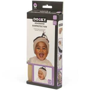 Bandeau protège-oreille bébé 6-12m Beige 