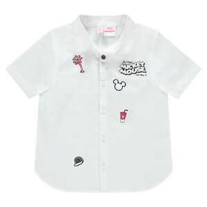 Chemise manches courtes avec prints Mickey Disney 