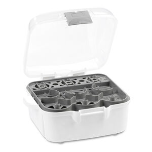 Stérilisateur pour micro-ondes - Blanc/Gris 