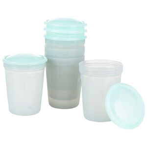 Lot de 5 pots de conservation de 200ml 