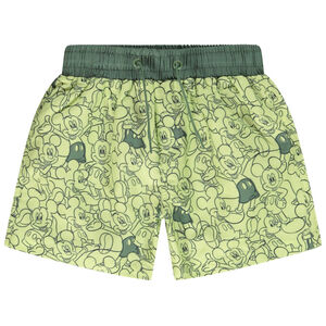 Short de bain en polyester imprimé Mickey Disney garçon 