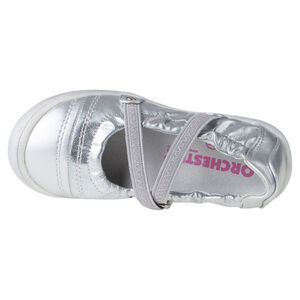 Babies argentées avec brides élastiquées du 24 au 27 