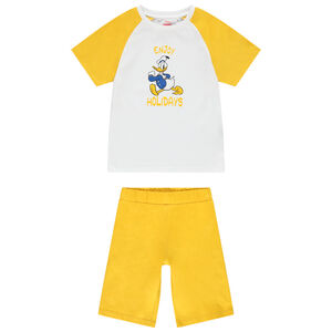 Pyjama court en jersey print Donald Disney pour enfant garçon 