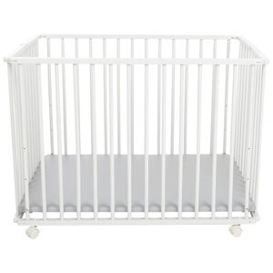 Parc pliable en bois Pocket - Blanc 