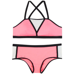 Maillot de bain de grossesse 2 pièces tricolore 