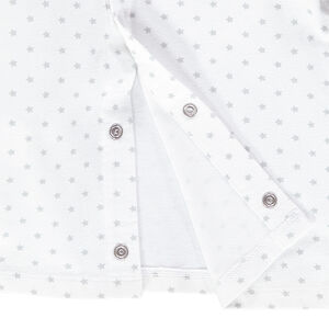 Tee-shirt manches courtes avec étoiles imprimées all-over 