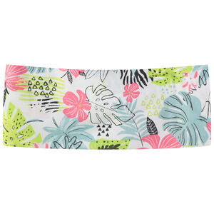 Bandeau à nouer en lyocell imprimé exotique fille 