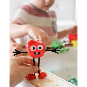 Jouet de bain 1 Figurine + 2 cubes lumineux 3ans+ Sammy Red 