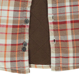 Surchemise manches longues en flanelle à carreaux 