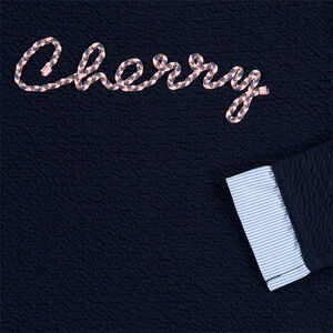 Tee-shirt manches longues effet 2 en 1 avec inscription en cordelette 