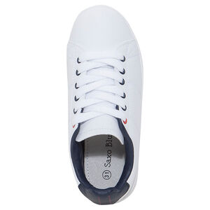 Baskets basses unies à lacets du 28 au 35 