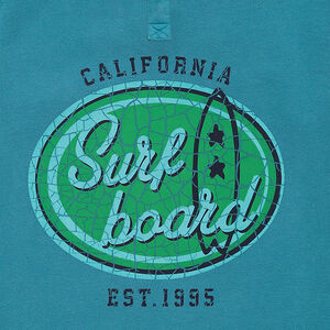 Junior - Sweat en molleton avec surf printé devant 