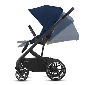 Poussette Balios S Lux châssis noir - Deep Black 
