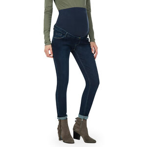 Jeans de grossesse coupe slim avec bandeau haut 