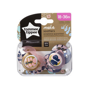 Lot de 2 sucettes Closer to Nature Moda 18-36m Fille 