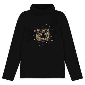 Junior - Sous-pull à col roulé et motif fantaisie 