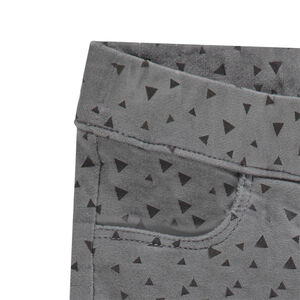 Junior - Jegging imprimé en velours 