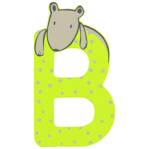 Lettre en bois B 
