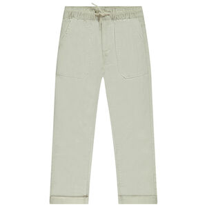 Pantalon uni en toile garçon 